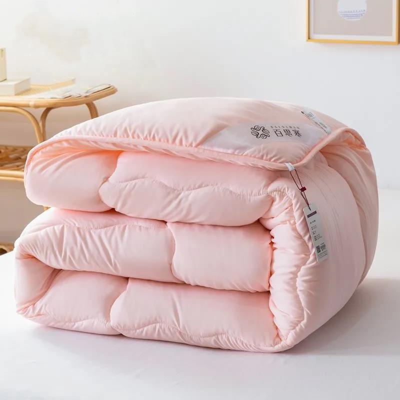 Home Thick Warm Quilt Four Seasons Student Futon Spring and Autumn Quilt Bedding Summer Cool Air Conditioning Quilt