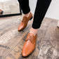 Fashion Pointed Toe Leather Shoes Men's Business Casual Shoes British Style Patent Leather Shoes