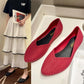 Women's Pointed Toe Flat Shoes Solid Color Spring and Summer Shoes  Non-slip Casual Women's Shoes