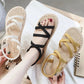 Summer Roman Sandals Students Wear Slippers Outside Women's Summer Fashion Strappy Slippers