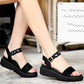 Summer Bright Diamond Flat Sandals Casual Women's Sandals Platform Non-slip Wedge Sandals Flat Student Women's Shoes