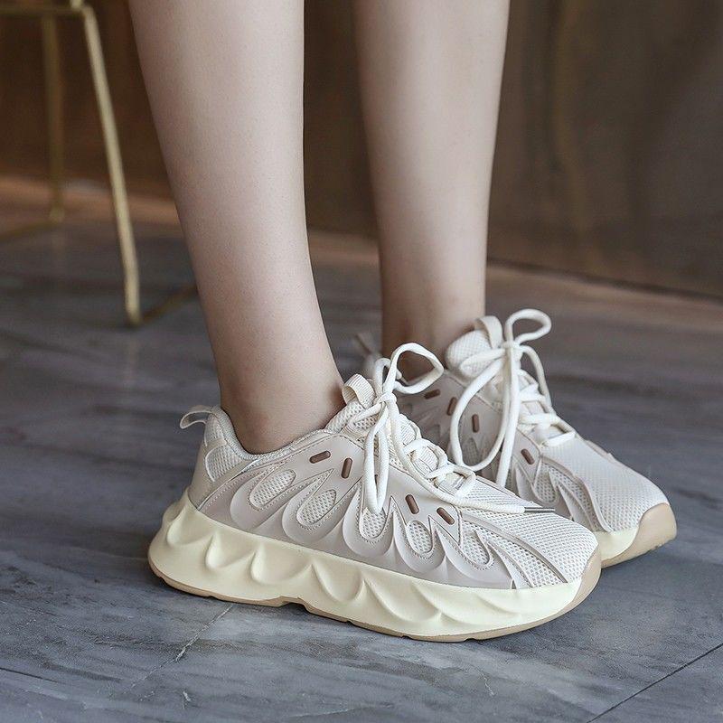 Women Shoes White Sneakers Women Vulcanized Shoes Platform Chunky Sneakers Casual Dad Shoes Basket Femme