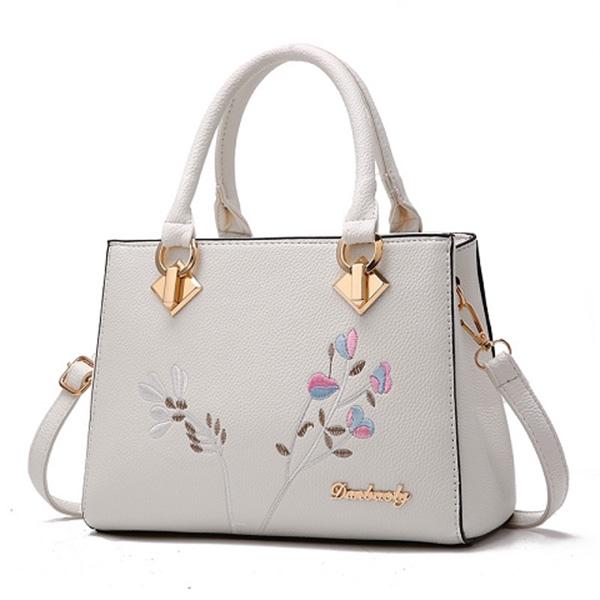 European and American style Shoulder Handbag Trendy wild Patent leather bag Big capacity