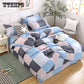 Brand Duvet Cover Sets Retro Blue Quilt Duvet Cover Bed Sheet Home Textile Bedroom
