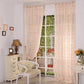 Small Fresh Pink Gauze Curtain Dandelion Butterfly Cotton Linen Gauze Shading Breathable Living Room Bedroom Bay Window Gauze Curtain (150×260cm)