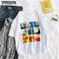 WTEMPO Short-sleeved Female Loose Korean Wild Half Sleeves Retro Hong Kong-flavored Girlfrie