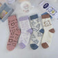 Women's Cotton Cute Socks In Tube Socks Color Cartoon Bear All-match College Style Socks