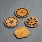 6pcs Bamboo Tea Cup Cushion Insulation Pad Pot Cup Holder Spare Parts Tea Set