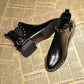 Autumn Winter Boots Fashion Zipper Ankle Boots Low Heel High Quanlity Leather Boots Casual Shoes