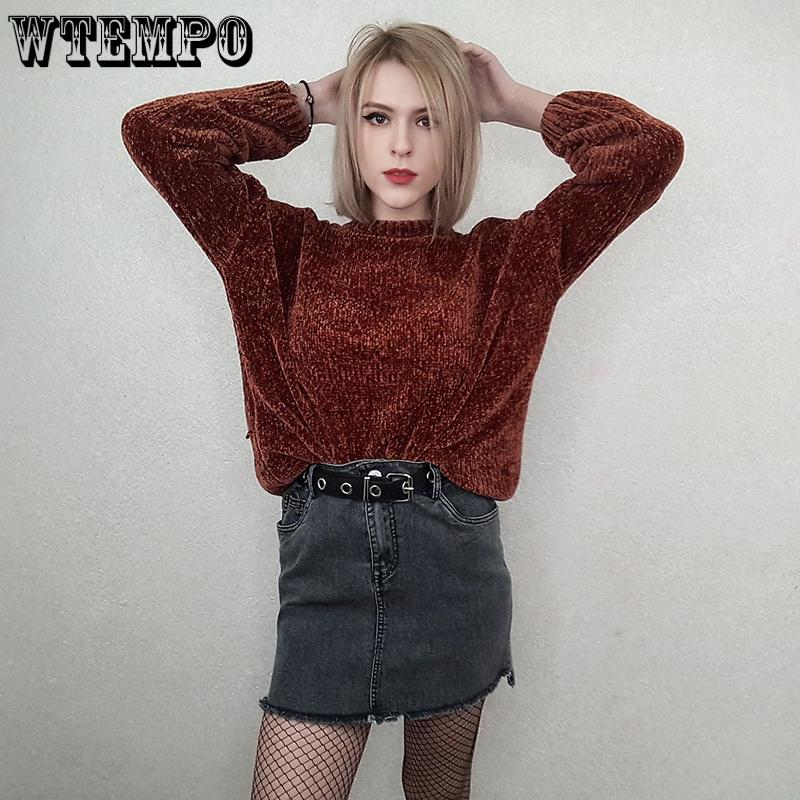 Denim Skirt Solid Color High Waist Pocket Student Short Cowboy Skirt Knee Length A-line Skirts