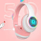 Cat Ear Headset 5.0 Bluetooth Headset Heavy Bass Mobile Game Computer Universal Noise Reduction High Quality Headset