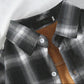 Men's Warm Shirt Autumn and Winter Plaid Plus Velvet Padded Shirt Long-sleeved Hong Kong Style Youth