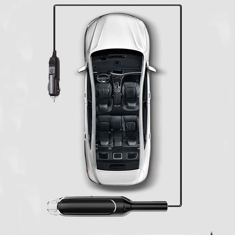Mini Vacuum Cleaner Car Car Wireless Charging Car Household Dry and Wet Separation Dual-use High-power Powerful Car Cleaning Tool