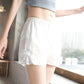 WTEMPO Pajama Pants Lace Sleepwear Women Shorts Lace Thin Safety Home Outside Anti-exhaust Leggings Shorts