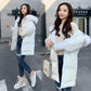 Glossy Cotton Clothes Women's Bread Clothes Female Students Korean Version of Loose Cotton-padded Coat In The Long Thick Padded Jacket Coat