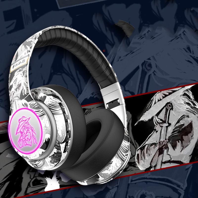 Guochaolong Wireless Bluetooth Headset Six Kinds of Sound Effects Music Games Calls Ultra-clear Sound Quality Personalized Mobile Phones Computers