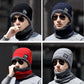 Autumn winter Warm hat Thick hat Fashion Man hat Plush Cotton hat Wild hat Windproof hat