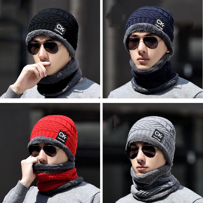 Warm hat Thick hat Fashion Man hat Plush Cotton hat Wild Hip hop hat Windproof hat Autumn winter
