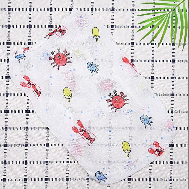 Spring and Summer Sunscreen Cool Pet Clothes Comfortable and Breathable Cat and Dog Clothes Small and Medium-sized Dog Vest