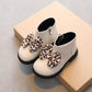 Autumn and Winter Girls' Princess Shoes Soft Soled Warm Girl Baby Walking Shoes Baby Cotton Shoes Children's Leather Boots