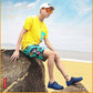 Men's Sandals Summer Soft-soled Student Non-slip Beach Shoes Thick-soled Camouflage Hole Shoes One-piece Plastic Sandals