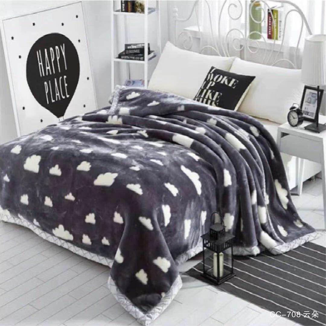 Coral Fleece Thickening Non-shedding Blanket Quilt Bedroom Cover Blanket
