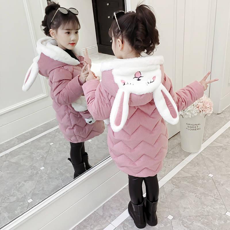 Winter Girls Jackets Boys Coat Hooded Children Parkas Casual Thicken Warm Baby Kid Clothes Outerwear