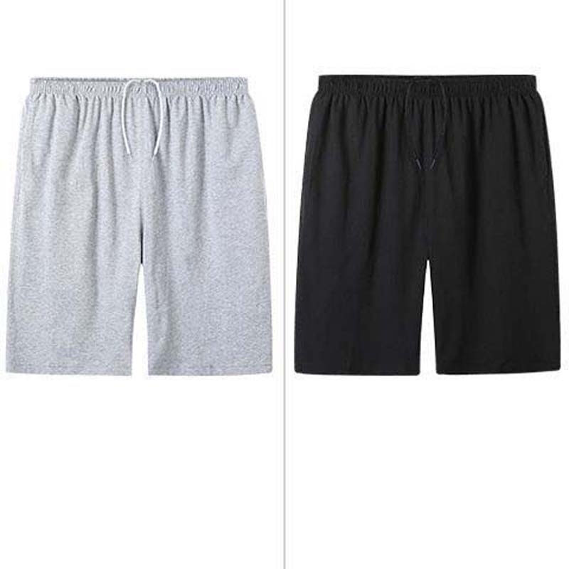 Men's Sports Casual Shorts Men's Summer Five-point Beach Shorts Two-piece Suit