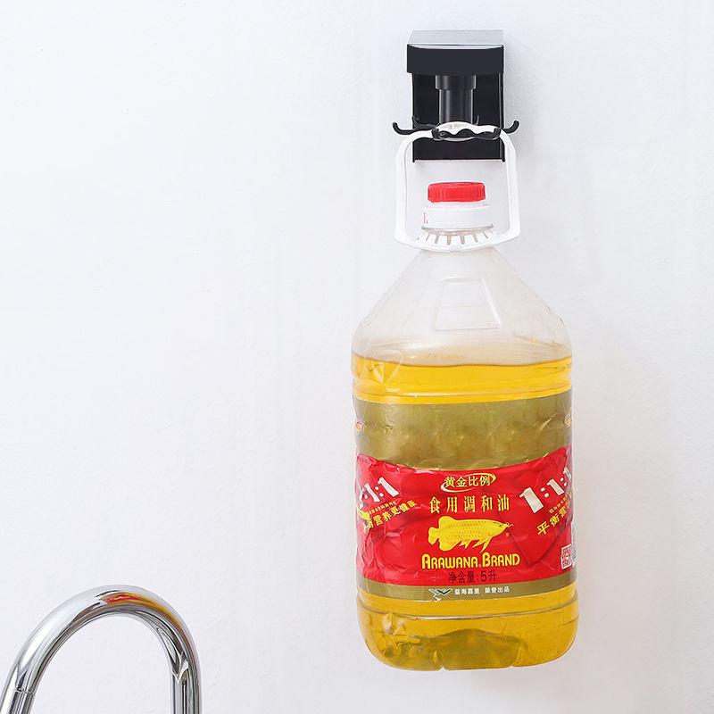Kitchen Storage Shelves Multifunctional Shelf Telescopic Free Punch Rotating Wall Hook Supplies Storage Organizer