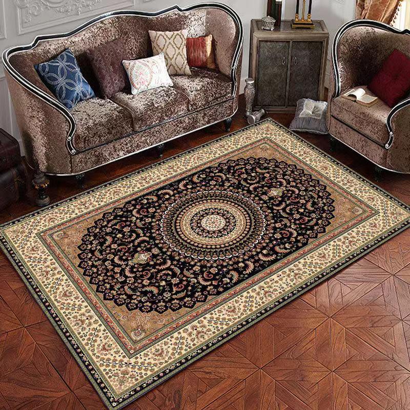 Luxury Bedroom Bedside Carpet European Style Carpet Living Room Carpet Household Carpet