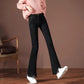 Slim Flared Denim Pants Women's Plus Size Denim Jeans Trousers Summer High Waist Sliming Fit Loose Tassel Denim Pants