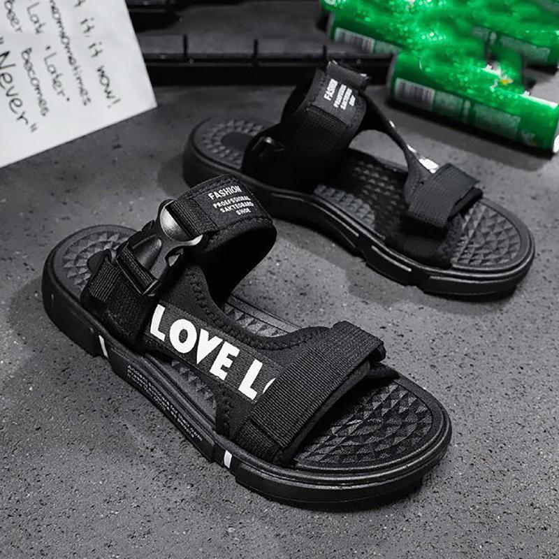 Summer Men's Sandals Casual Trendy Beach Shoes Non-slip Outer Wear Sports Men's Sandals