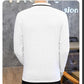 Men's Long Sleeve T-Shirt Lapel Cotton POLO Shirt High Quality Casual Youth Solid Color Top Business Sports Shirt