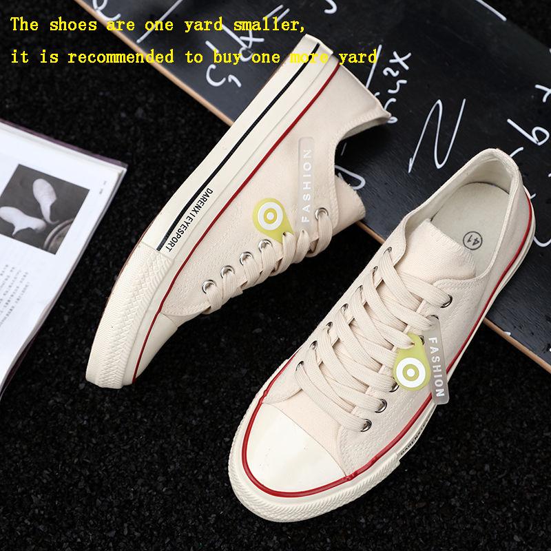 Men Canvas Fashion Brand Casual Shoes Flat for Men Comfortable Lace Up Zapatos Sapatos Youth  Sneakers