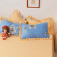 Pastoral Print Lace Pillowcase Plus Size 48*74cm Two-pack Pillow Core Dust Cover Student Dormitory