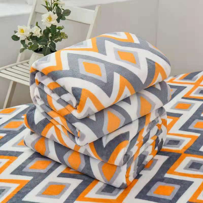 Large Thick Blanket Four Seasons Coral Velvet Sheets Double-sided Usable Warm Sheets