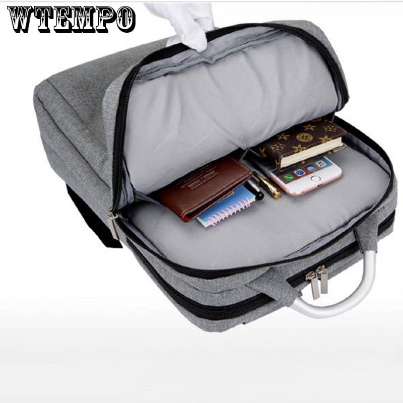 Fashion Large Business Backpack Men USB Laptop Backpacks School Bags Male Student Schoolbag