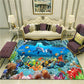 3D Modern Minimalist Style Light Luxury Carpet Abstract Nordic Living Room Bedroom Bedside Blanket