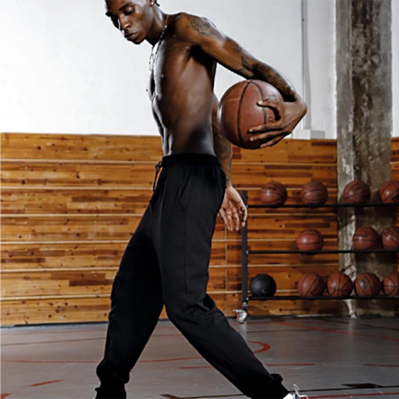 Sports Pants Men's Small Feet Spring and Autumn Solid Color Basketball Training Pants Fitness Leggings Trousers Casual Pants