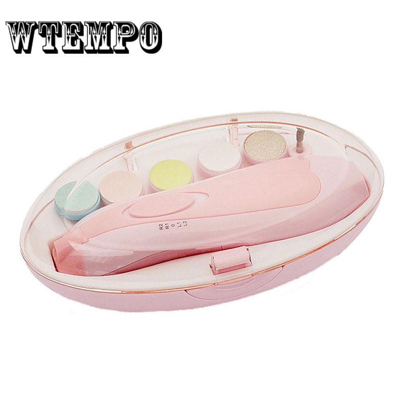 Electric manicure drills electric baby nail trimmer scissors light infant newborn manicure