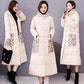 Women's Down Padded Jacket Mid-length Winter Warmth Thick Padded Coat Was Thin Over The Knee Coat