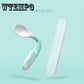 Brand Silicone Small Soft Spoon Baby Spoon Baby Cutlery Baby Feeding 260° Adjustable