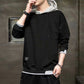 Fake Two-piece Sports Jacket Men's Spring Autumn and Winter Youth Trend Hooded Top Men's Loose Student Jacket