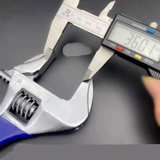 Adjustable Wrench Large Opening Short Handle Adjustable Wrench Multifunctional Extra Large Wrench