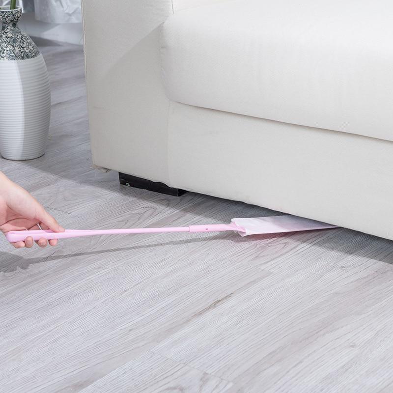 Lengthened Non-woven Cleaning Brush Flat Brush Head Dust Removal Gap Brush Long Handle