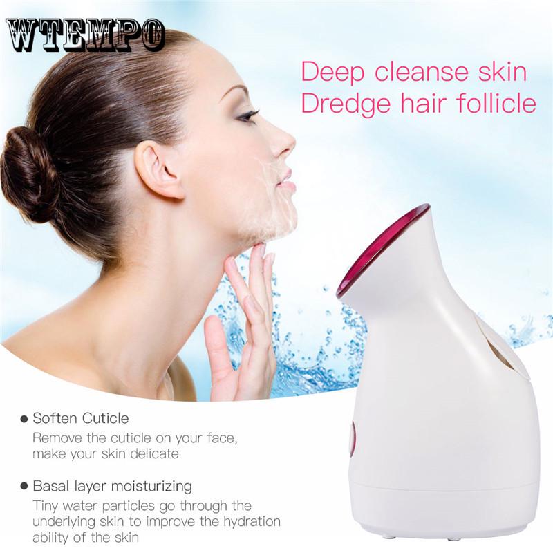 Deep Cleansing Facial Pore Cleaner Face Steaming Device Facial Steamer Machine Thermal Nano Ionic