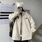 Harajuku Style Loose Double-sided Jacket Women's 2022 Spring New Korean Version Fried Street Men's and Women's Baseball Uniforms Ins Trend
