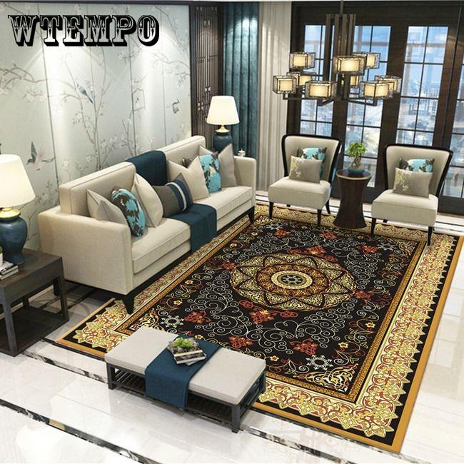 Morocco Carpets For Living Room Area Rugs Geometric Anti-Skid Carpet Kids Room Home Bedroom
