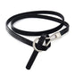 Ladies Leather Decorative Belt Knotted Cowhide Dress Thin Belt Korean Skirt Belt Girls Belt Decorative Belt