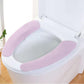 3 Pairs of Plush Toilet with Toilet Cushion Thickened Plush Toilet Cover In Winter New Toilet with Waterproof Toilet Cushion